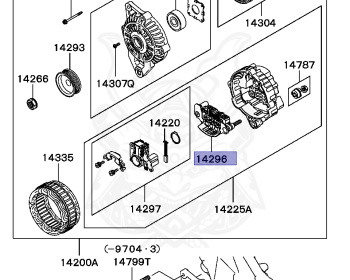 Mitsubishi - Delica - PD6W - 1997 - NSEUE9 - 6G72