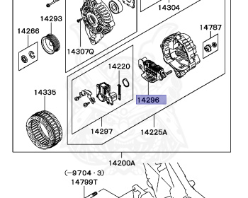 Mitsubishi - Pajero - V45W - 1994 - GYPC1 - 6G74