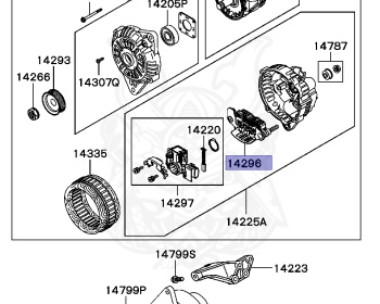 Mitsubishi - Legnum VR-4 - EC5W - 1999 - LNGF3 - 6A13