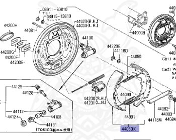 Nissan - Datsun - 720 - 1979 - DELUXE TYPE - CONVERTIBLE(CV) - 2 WHEEL DRIVE(2WD) - 4 SPEED T/M COLUMN SHIFT(R4) - J16S