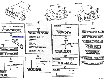 Toyota - Celica - ST162 - 1988 - ZR TYPE - LIFTBACK - Automatic - 3SFE