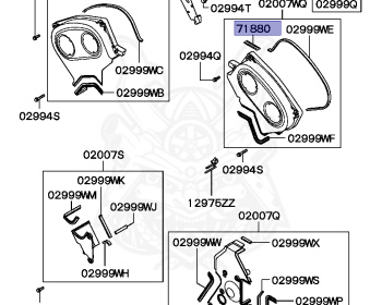 Mitsubishi - Galant VR-4 - EC5A - 1999 - SNGF3 - 6A13