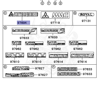 Mitsubishi - Lancer - CB4A - 1993 - PNGH - 4G92