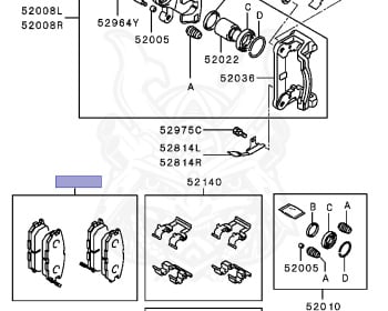 Mitsubishi - Delica - PD6W - 2002 - HSEHE5 - 6G72