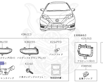 Nissan - Note - E12 - 2017 - X GRADE - 5 DOOR HATCHBACK(5HB) - 2 WHEEL DRIVE(2WD) - ECVT(ECVT) - HR12DE
