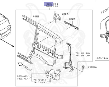 Nissan - Lafesta - B30 - 2005 - 20M Grade - WAGON(W) - 2 WHEEL DRIVE(2WD) - CVT(CVT) - MR20DE