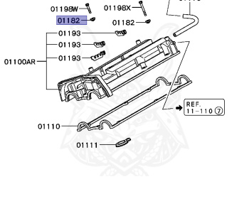 Mitsubishi - Diamante - F31AK - 1997 - TYHM - 6G73