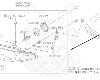 Nissan - Skyline - R33 GTS - R33 - 1997 - GTS - 4 DOOR SEDAN(4S) - 2 WHEEL DRIVE(2WD) - AUTOMATIC-FLOOR SHIFT(AT.F4) - IRS TYPE(IRS) - RB20E