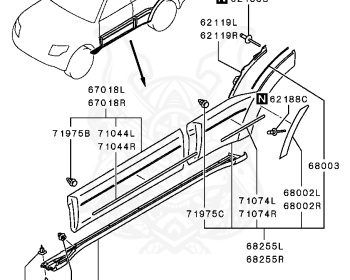 Mitsubishi - Pajero - V93W - 2006 - LRUV1 - 6G72