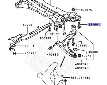 Mitsubishi - RVR - GA3W - 2010 - XTSHZ - 4B10