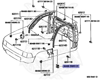Toyota - Hilux - LN106 - 1988 - SR TYPE - REGULAR CAB - Manual - 3L