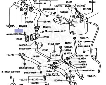 Genuine MR2 AW11 Cooling OEM parts supplied from Japan - Nengun