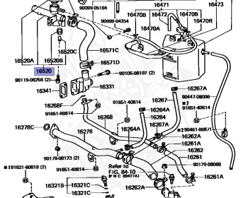 Genuine MR2 AW11 Cooling OEM parts supplied from Japan - Nengun