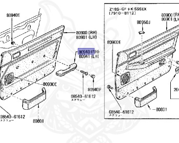 Genuine Bluebird 910 Interior OEM parts supplied from Japan