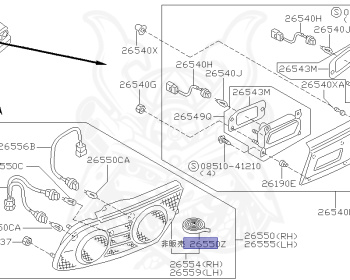 Nissan - 180SX - RS13 - 1997 - Type R/X - HATCH BACK(HB) - AUTOMATIC TRANSMISSION(AT) - TWO WHEELS STEERING(2WS) - SR20DET