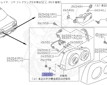 Nissan - Skyline - R34 25GT - ENR34 - 2001 - GT-V - 4 DOOR SEDAN(4S) - AUTOMATIC-FLOOR SHIFT(AT.F4) - Hi-Cas 2-Link (HI.2WD) - RB25DE