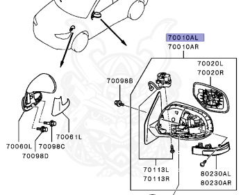 Mitsubishi - RVR - GA3W - 2011 - XTHH - 4B10