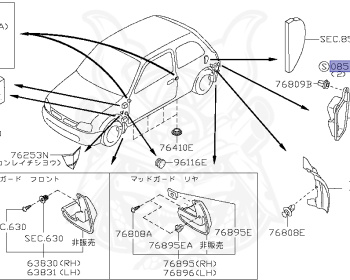 Nissan - March - K11 - 1992 - C Sharp - 3 DOOR HATCHBACK(3HB) - 2 WHEEL DRIVE(2WD) - MANUAL TRANS 5-SPEED(MT.F5) - CG13DE