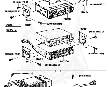 Genuine MR2 AW11 Electronics OEM parts supplied from Japan