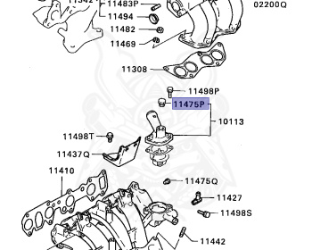 Mitsubishi - Mirage - C18A - 1986 - SNHEP - G31B