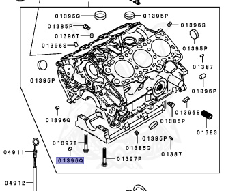 Mitsubishi - Lancer - CB6A - 1991 - PNHM - 6A10