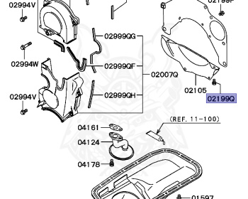 Mitsubishi - Mirage - CA2A - 1994 - MNME - 4G15