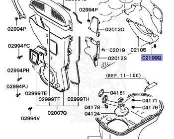 Mitsubishi - Eclipse - D22A - 1994 - MRHMLFJ - 4G63