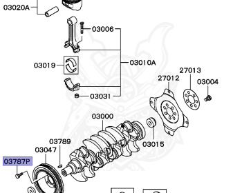 Mitsubishi - Grandis - NA4W - 2003 - LRGY - 4G69