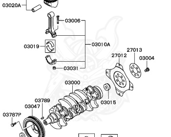 Mitsubishi - Grandis - NA4W - 2003 - LRGY - 4G69