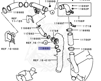 Mitsubishi - Colt Ralliart Version R - Z27AG - 2005 - XNGF5 - 4G15