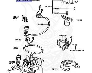 Toyota - Corolla - EE101 - 1991 - DX TYPE - 4-DOOR(SEDAN) - Automatic - 4EFE