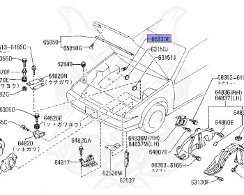 Nissan - Exa - KN13 - 1990 - Type X - MANUAL TRANSMISSION(MT) - CA16D