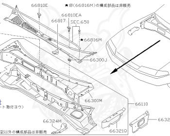 Nissan - Skyline - R32 GTS-t/4 - HCR32 - 1992 - GTST. Type M - 4-door sports sedan (4K) - Hi-Cas 2-Link (HI.2WD) - MANUAL TRANS 5-SPEED(MT.F5) - RB20DET