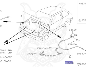 Nissan - March - K10 - 1989 - S/T - 3 DOOR HATCHBACK(3HB) - AUTOMATIC TRANSMISSION(AT) - MA09RT