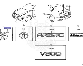 Toyota - Aristo - JZS160 - 1999 - Automatic - 2JZGE