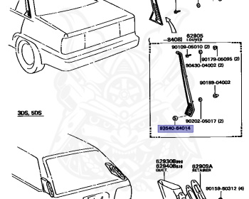 Toyota - Tercel - AL21 - 1982 - VS TYPE - 4 DOOR - Manual - 3AHU