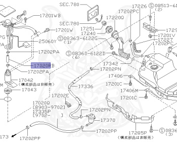 Nissan - 180SX - RS13 - 1989 - Type 1 - HATCH BACK(HB) - MANUAL TRANSMISSION(MT) - TWO WHEELS STEERING(2WS) - CA18DT