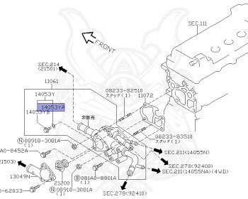 Nissan - Sylphy - G10 - 2005 - VI/G - SEDAN(S) - 2 WHEEL DRIVE(2WD) - AUTOMATIC-FLOOR SHIFT(AT.F4) - QG18DE