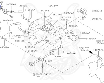 Nissan - Skyline - R34 25GT - ENR34 - 1998 - 25GT - 4 DOOR SEDAN(4S) - AUTOMATIC-FLOOR SHIFT(AT.F4) - High cast, 2-link (IRS.2WD) - RB25DE