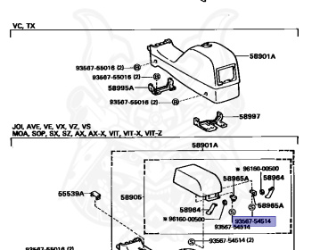Toyota - Tercel - EL45 - 1993 - VIT-X TYPE - 4 DOOR - Automatic - 5EFE
