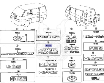 Toyota - Hiace - KZH106G - 1999 - SUPER CUSTOM TYPE - 4-DOOR - Automatic - 1KZTE