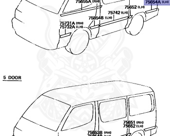 Toyota - Hiace - LH129V - 1994 - DX TYPE - 4-DOOR - Automatic - 3L