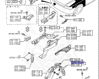 Mazda - Familia - BG3P - Oct-1990 - Right hand - B3