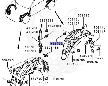 Mitsubishi - Outlander - CW4W - 2011 - XTXHZ9 - 4B11