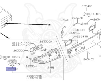 Nissan - Silvia - S14 - 1993 - QS - HARDTOP(K) - MANUAL TRANSMISSION(MT) - TWO WHEELS STEERING(2WS) - SR20DE