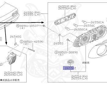 Nissan - Skyline GT-R - BNR32 - 1990 - GT-R - 2-door sports coupe (2K) - Hi-cast 4-link (HI.4WD) - MANUAL TRANSMISSION(MT) - RB26DETT