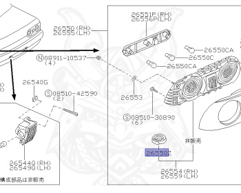 Nissan - Skyline - R32 GTS - R32 - 1989 - GTS - 2-door sports coupe (2K) - Hi-Cas 2-Link (HI.2WD) - MANUAL TRANSMISSION(MT) - RB20D
