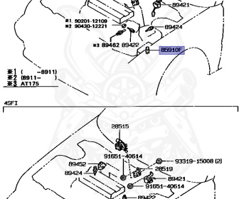 Toyota - Corona - AT170 - 1989 - EXS TYPE - SEDAN - Automatic - 5AFE