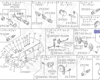 Nissan - Caravan Coach - E24 - 1993 - Limousine - HARDTOP(K) - 4 WHEEL DRIVE(4WD) - AUTOMATIC TRANSMISSION(AT) - TD27TI