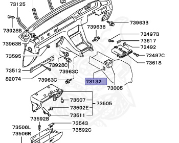 Mitsubishi - Diamante - F27A - 1994 - SRPM4 - 6G72